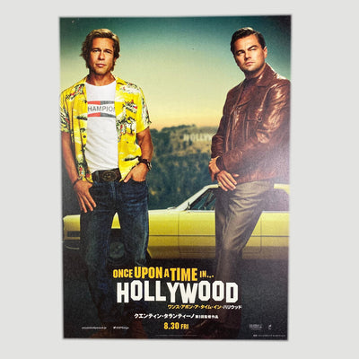 2019 Once Upon a Time in Hollywood Japanese B5 Poster