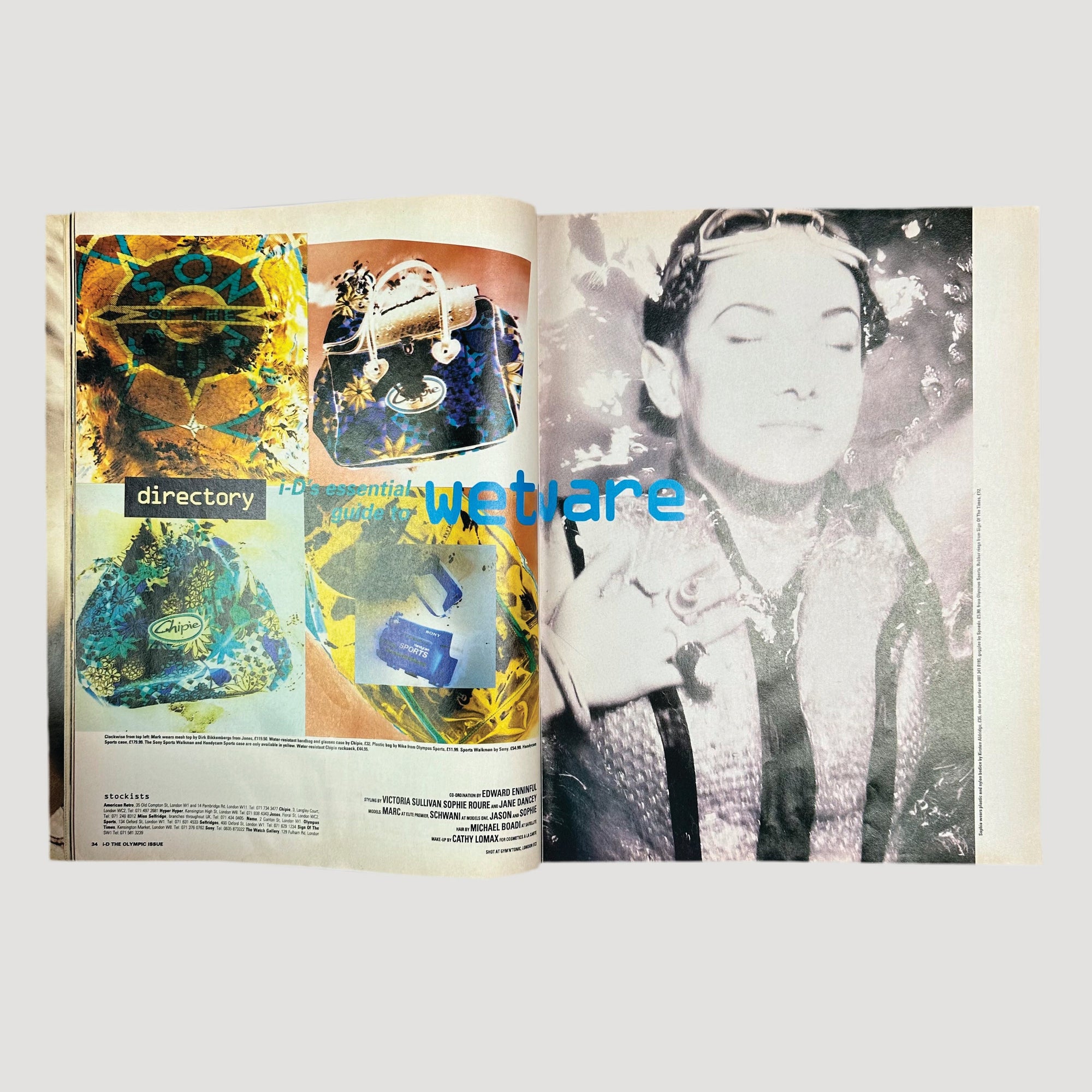 1992 i-D Magazine Go For Gold!