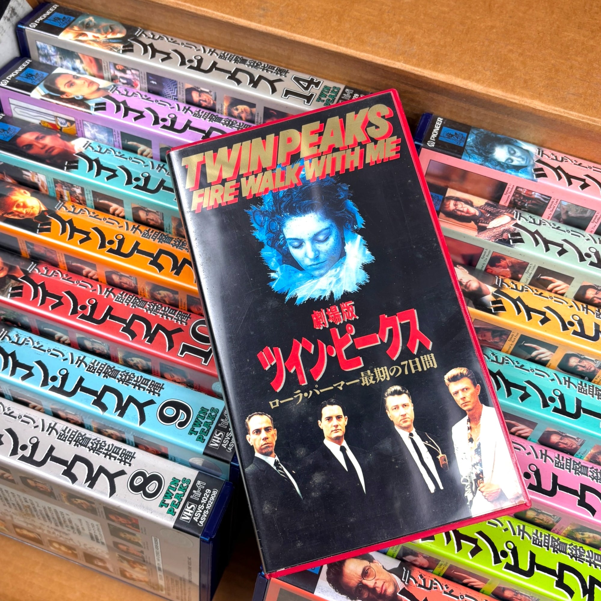 1992 Twin Peaks Season 1+2 Japanese 16 VHS 2 Book Collection Box