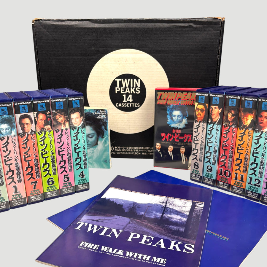 1992 Twin Peaks Season 1+2 Japanese 16 VHS 2 Book Collection Box