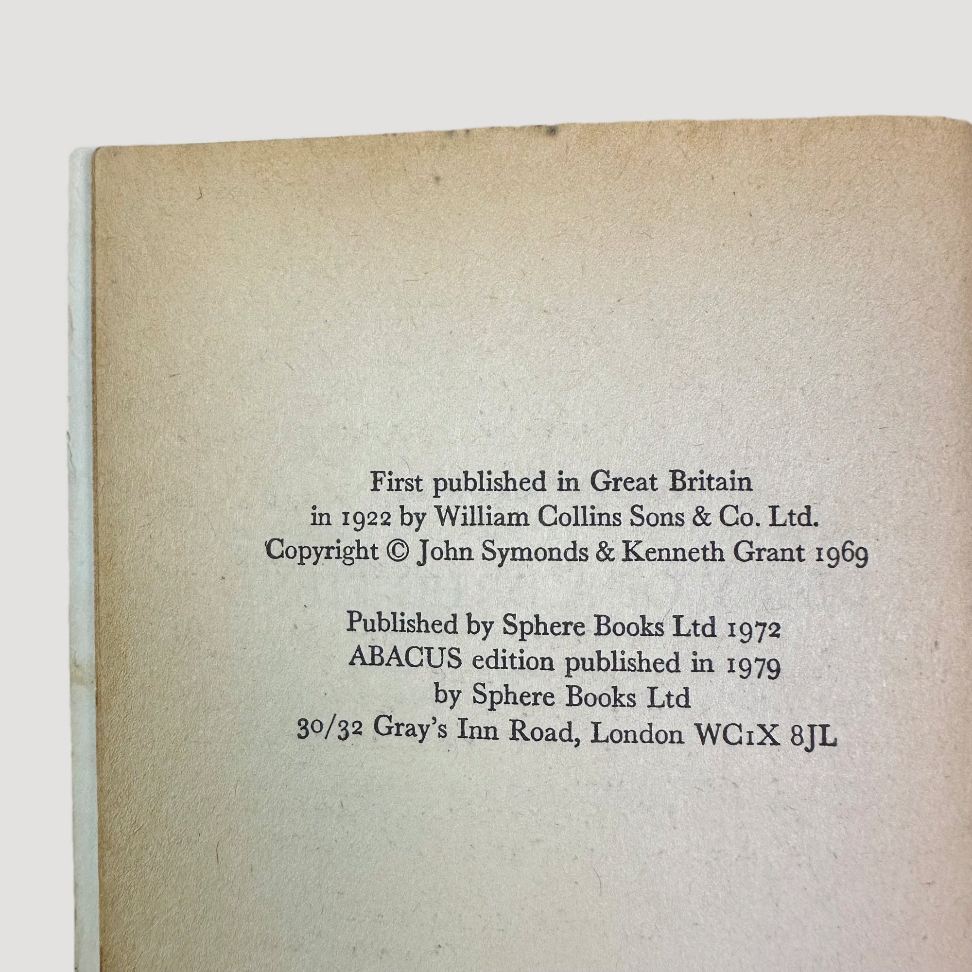 1979 Aleister Crowley Diary of a Drug Fiend