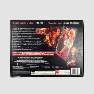 1995 True Romance Limited Edition VHS+T-Shirt Boxset