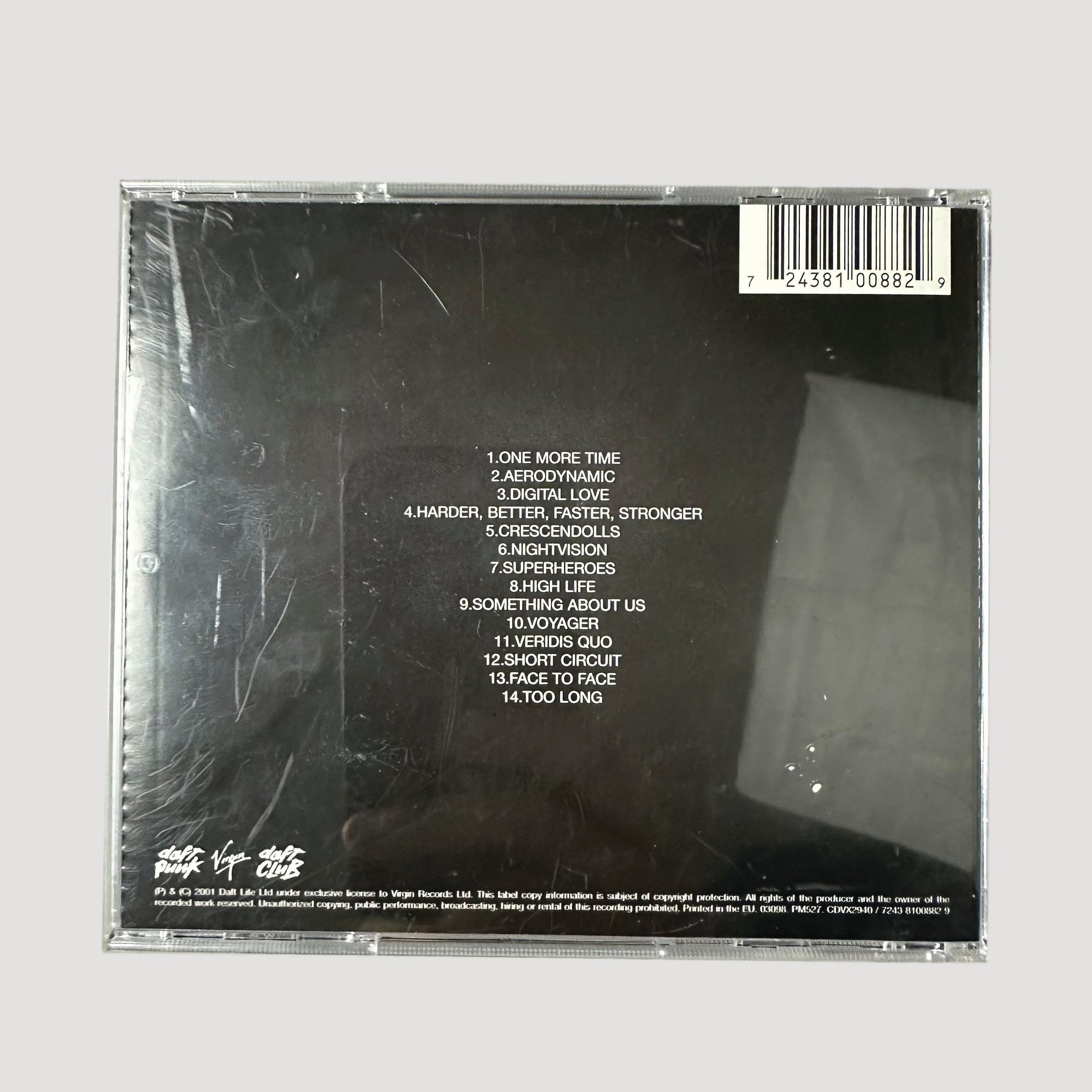 2001 Daft Punk Discovery CD + Daft Clubcard