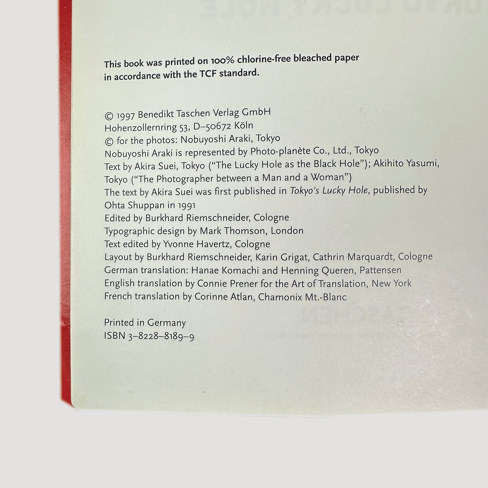 1997 Araki: Tokyo Lucky Hole