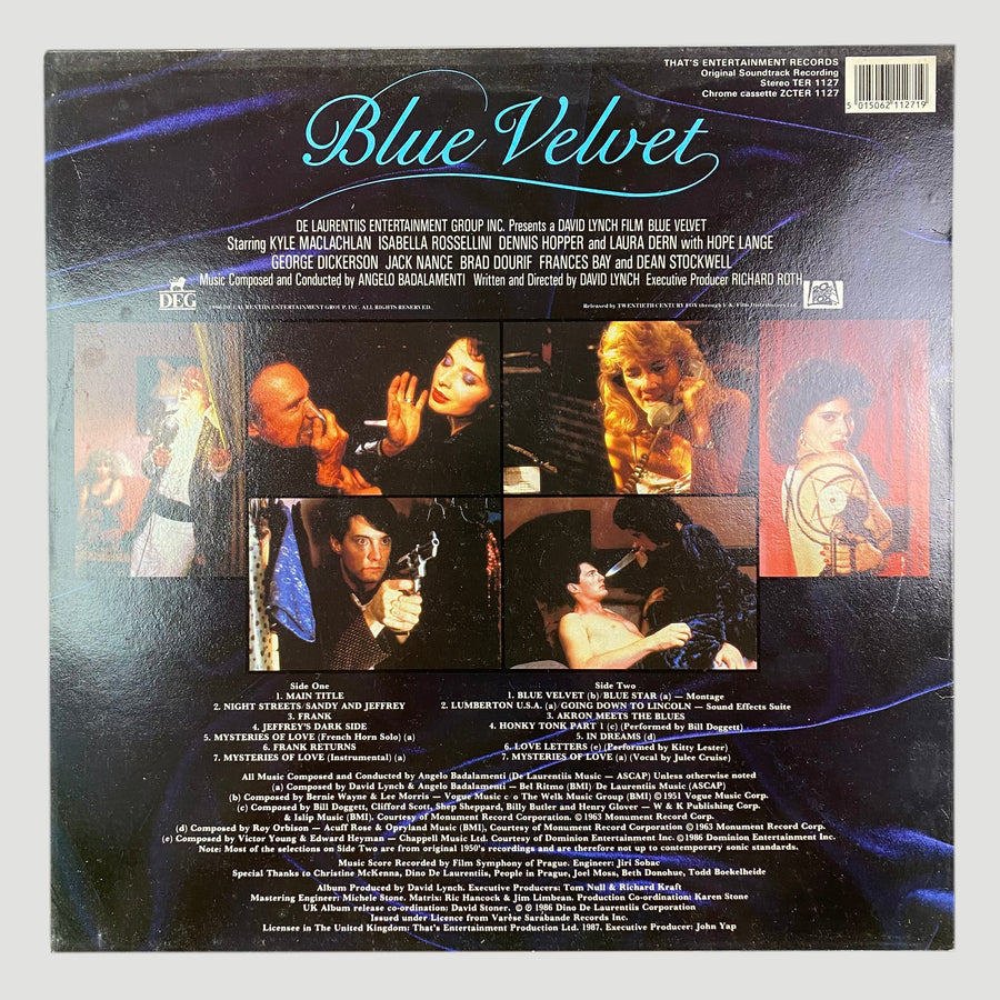 1987 Blue Velvet OST Vinyl LP