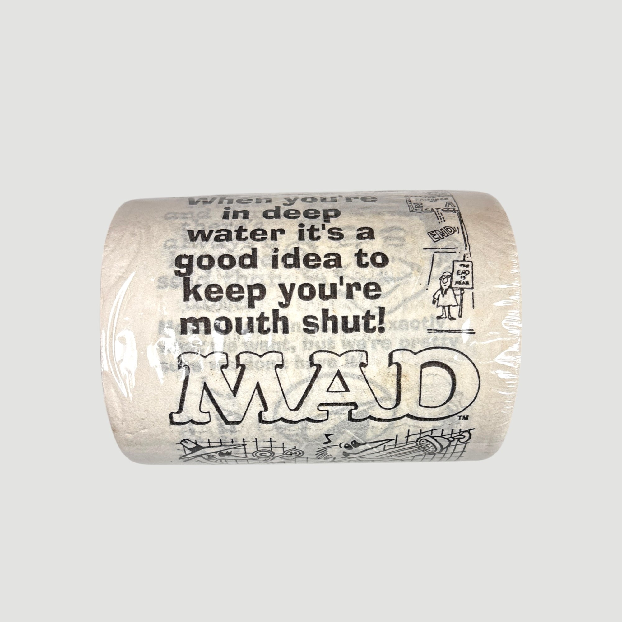 1996 Mad Comics Promo Toilet Roll