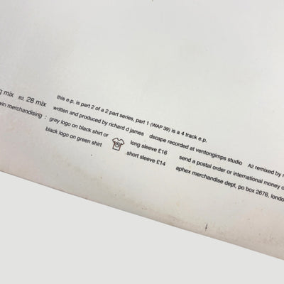 1993 Aphex Twin On Remix UK 12" Single