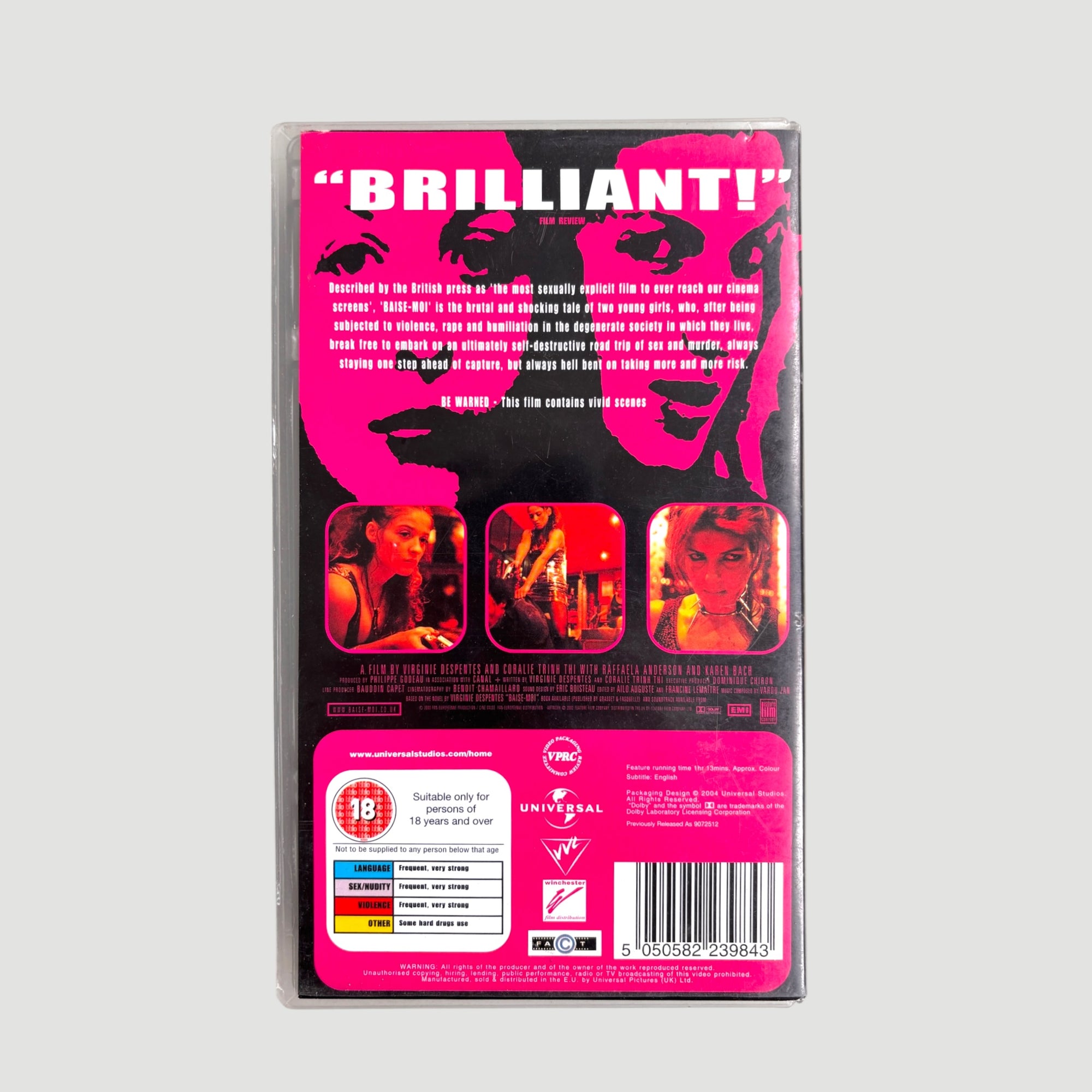 2003 Baise-Moi UK VHS