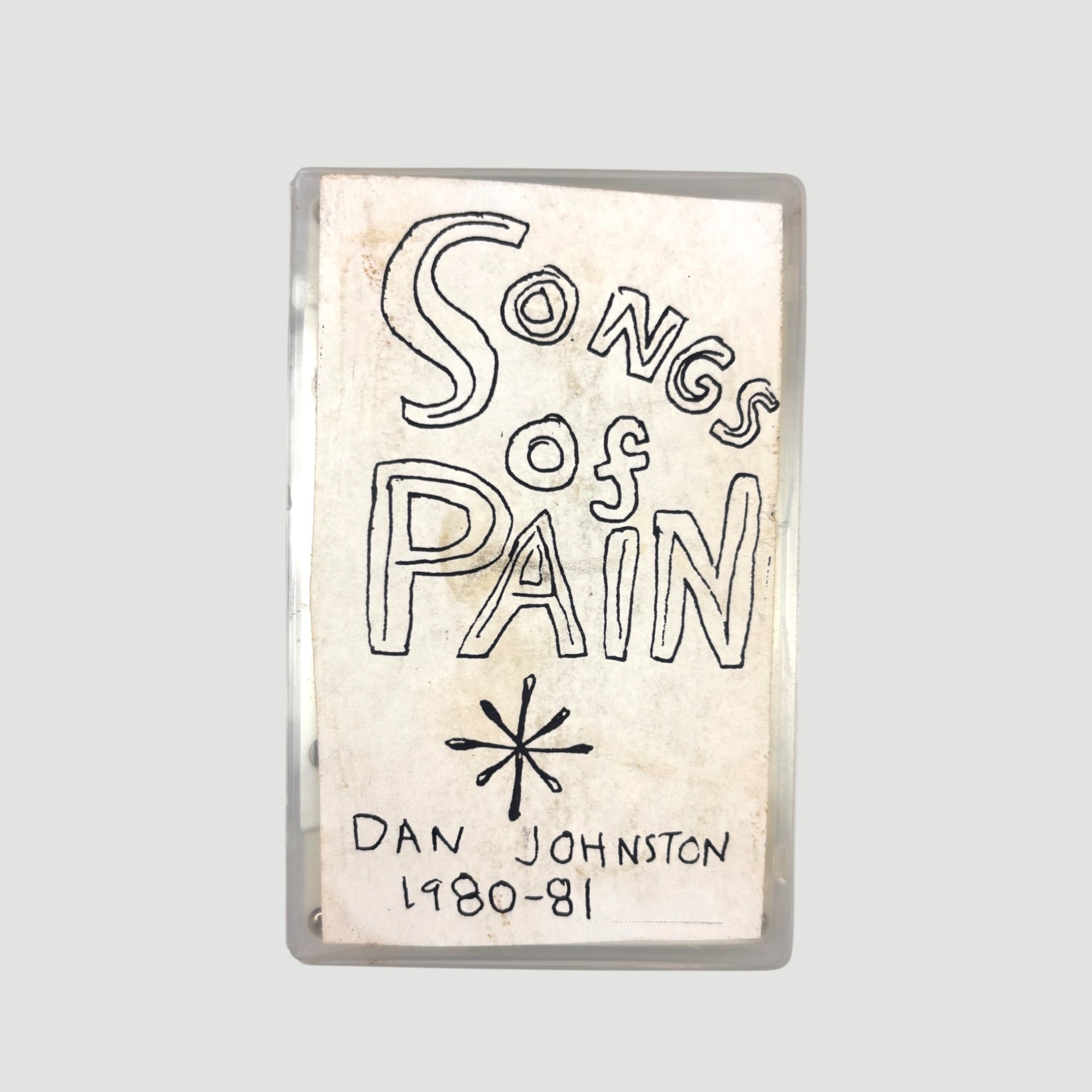 Early 00's Daniel Johnston Songs of Pain Cassette