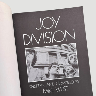 1984 Mike West Joy Division UK 1st Edition