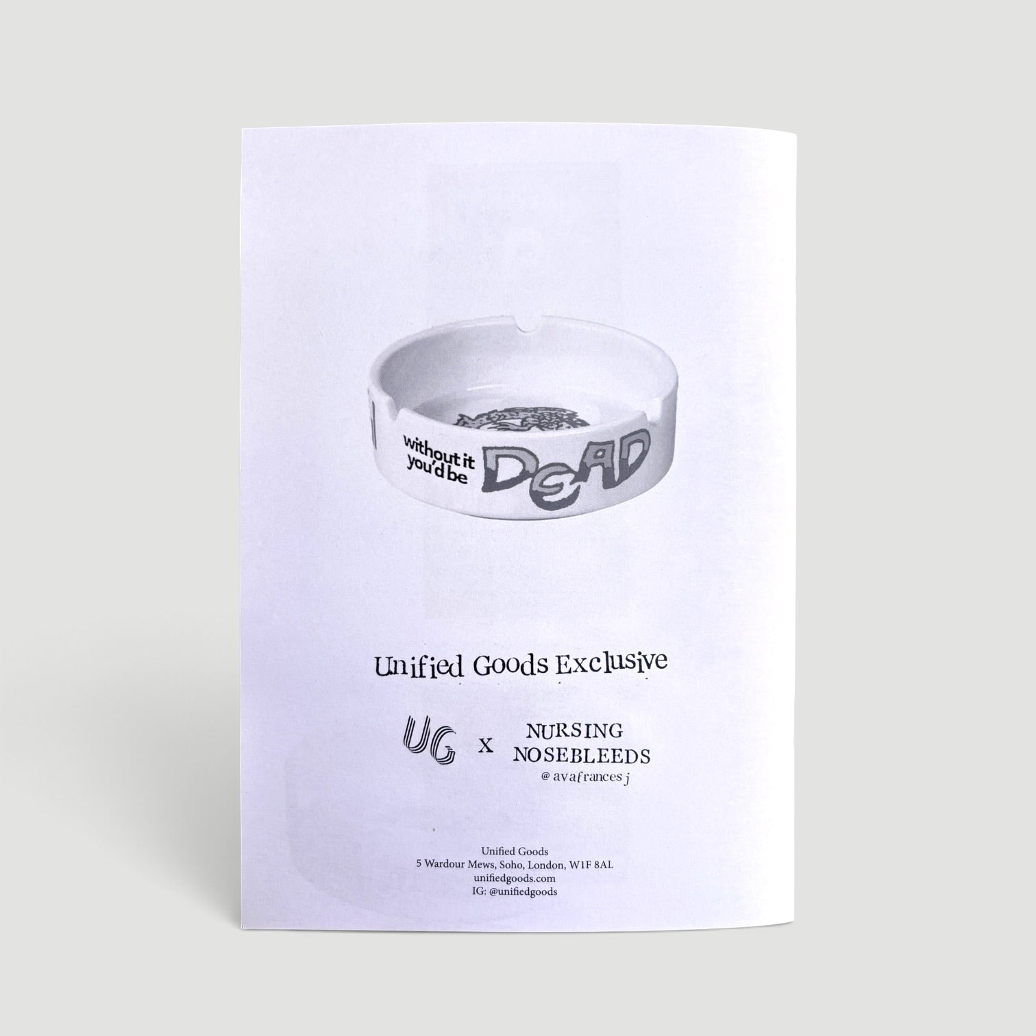 2026 Nursing Nosebleeds Unified Goods Zine