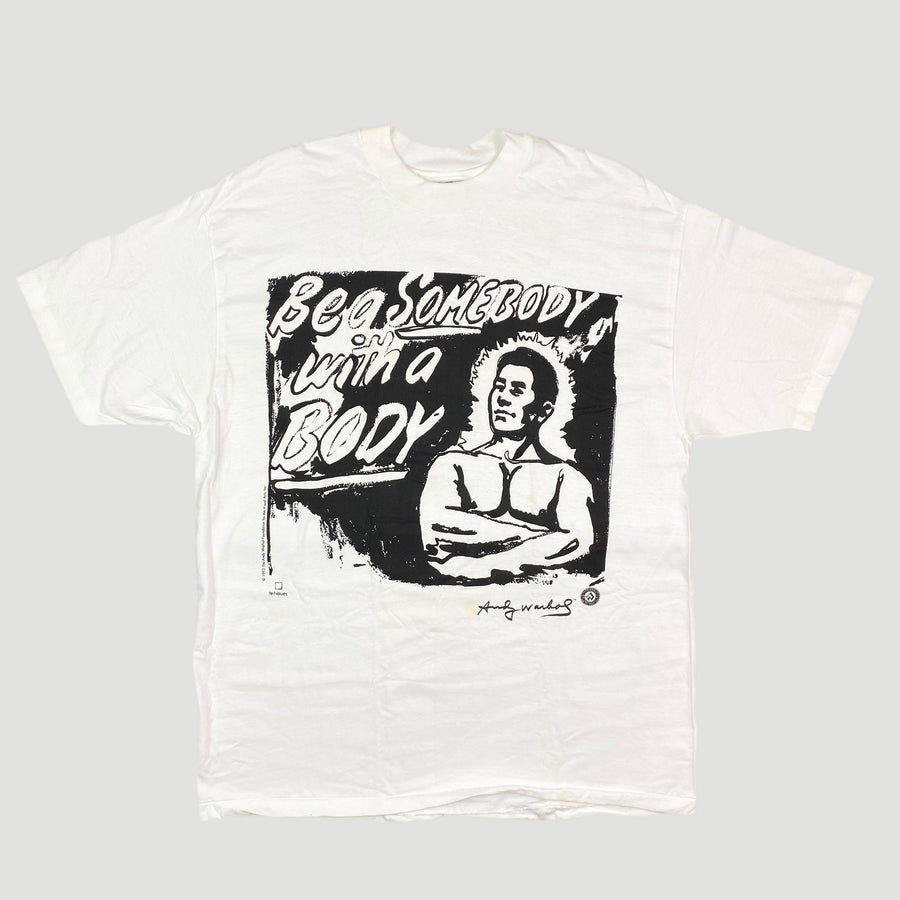 90's Andy Warhol ‘Be Somebody’ Boxed T-Shirt