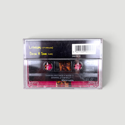 1992 Nirvana Lithium UK Cassette Single