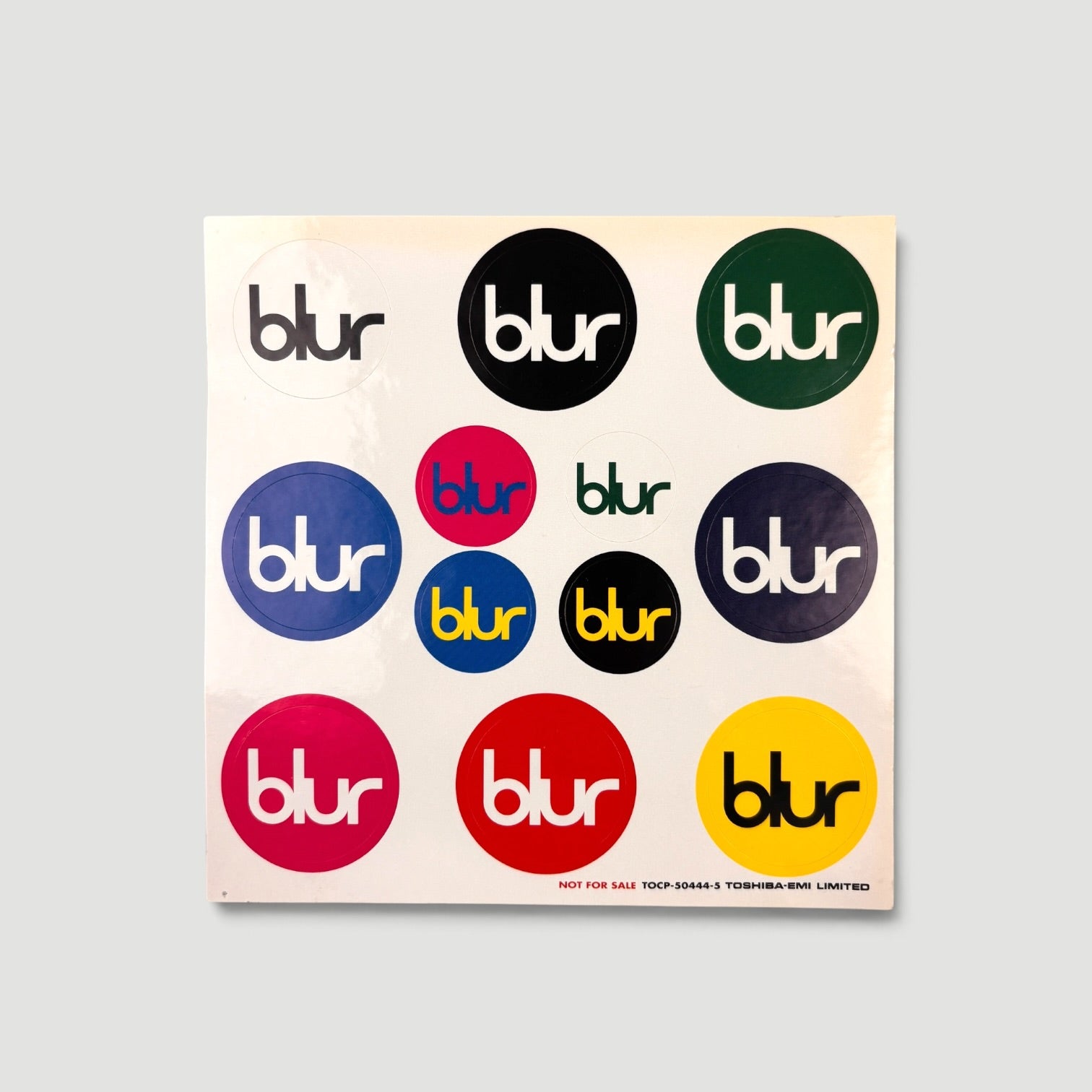90's Blur Bustin' + Dronin' Japanese 2CD Set + Sticker Sheet