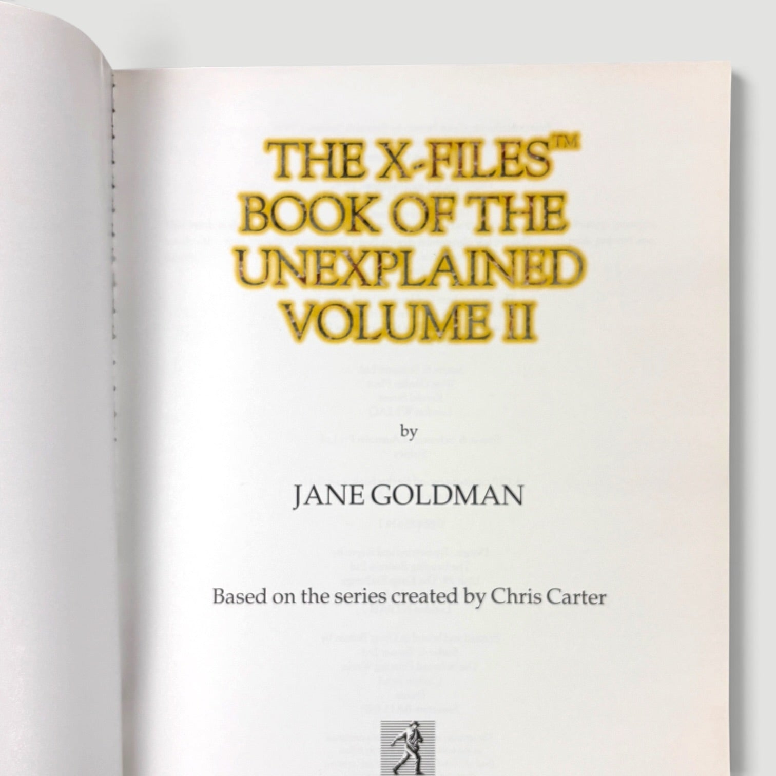 1997 The X Files Book of the Unexplained Vol. 2