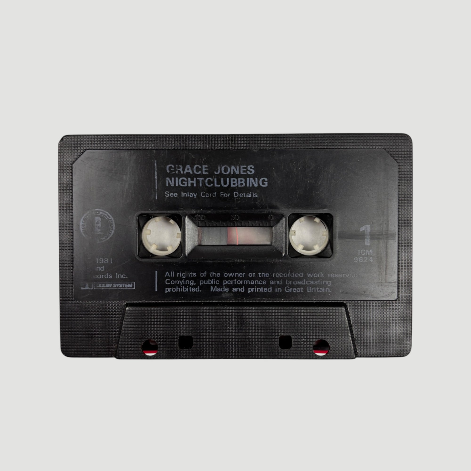 1981 Grace Jones Nightclubbing UK Cassette