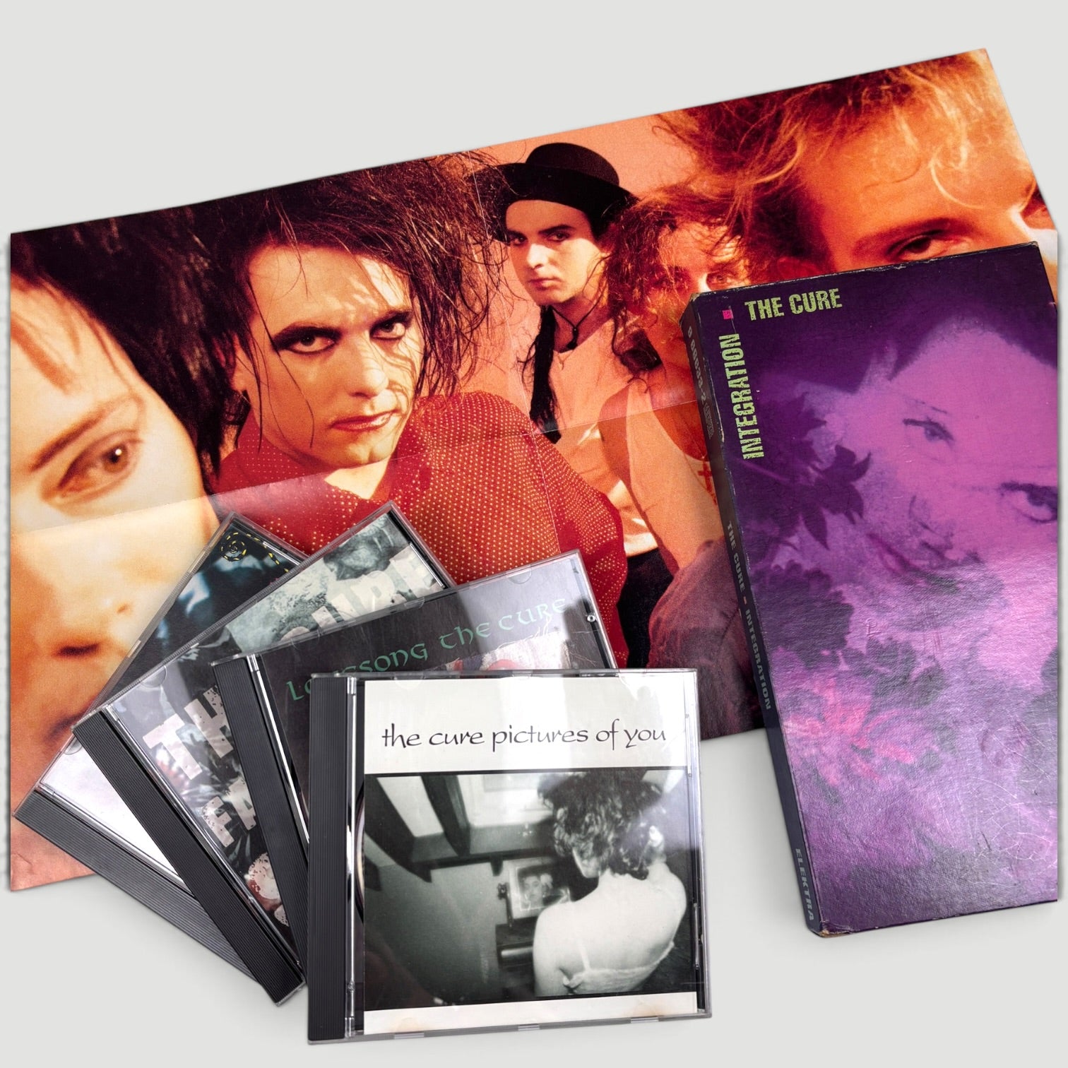 1990 The Cure Integration US 4CD+Poster Boxset