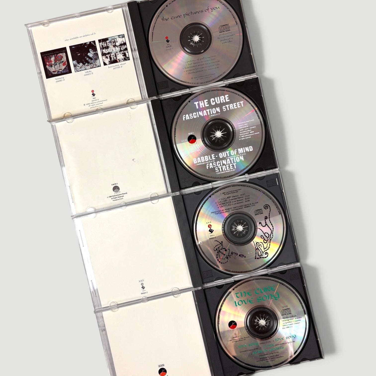 1990 The Cure Integration US 4CD+Poster Boxset