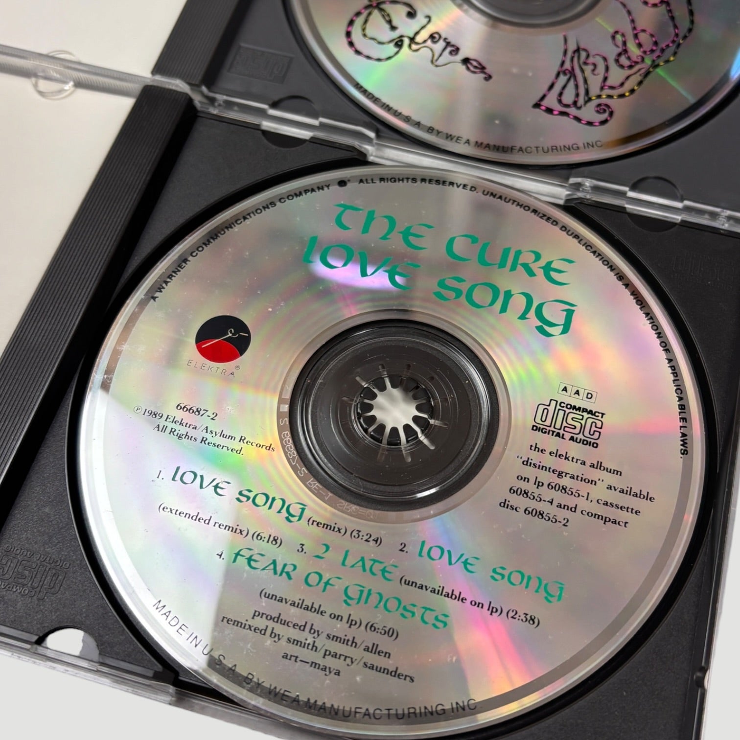 1990 The Cure Integration US 4CD+Poster Boxset