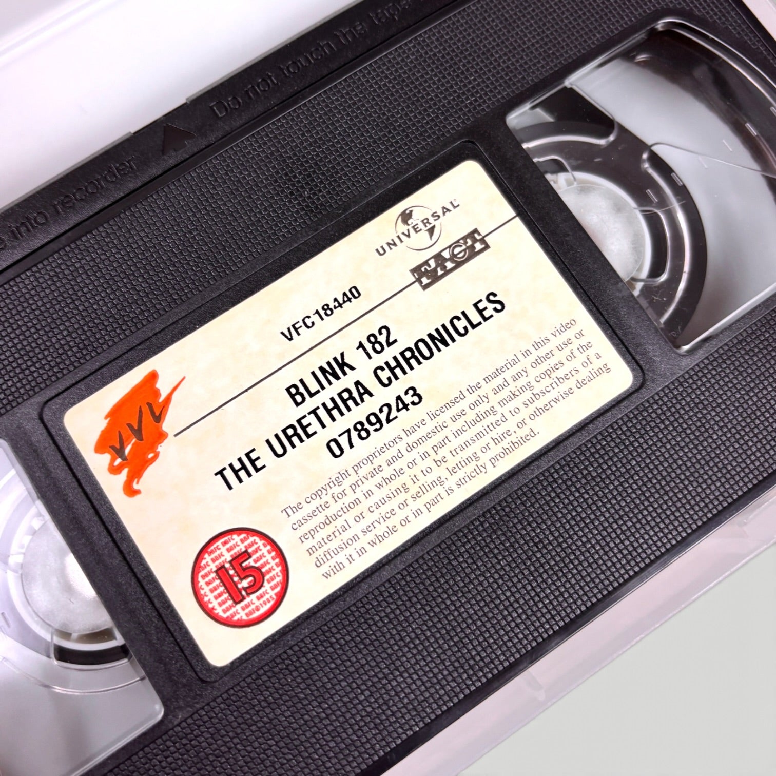 1999 Blink 182 The Urethra Chronicles UK VHS
