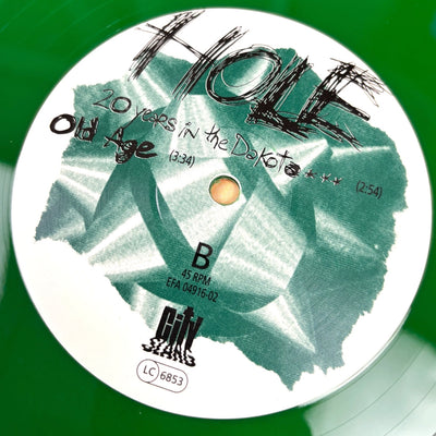 1993 Hole Beautiful Son Euro 12" Green Vinyl Single