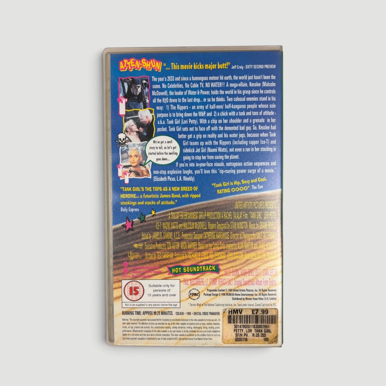 90's Tank Girl UK VHS