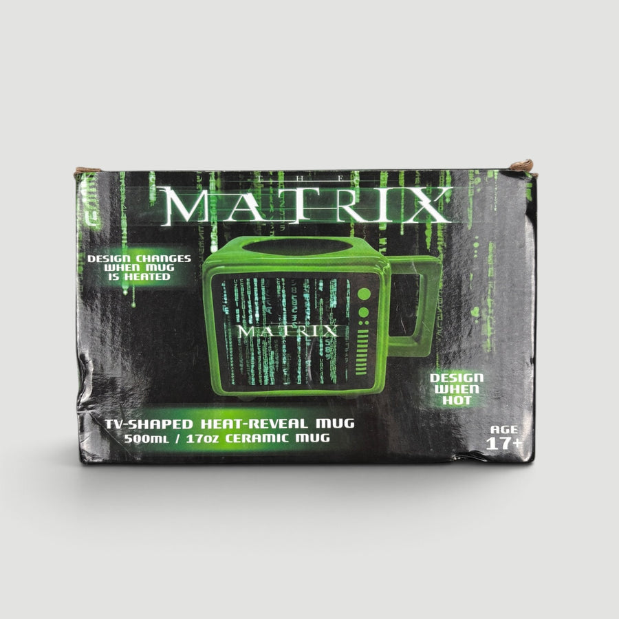 2003 The Matrix Reloaded TV-Shaped Heat Reveal Mug