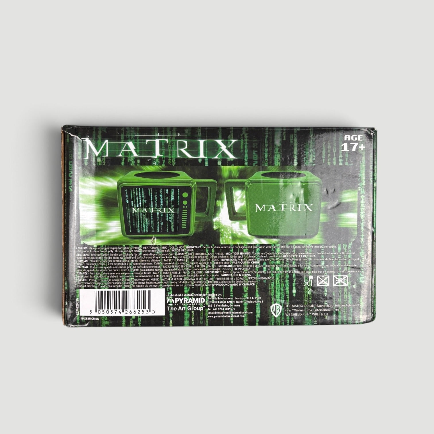2003 The Matrix Reloaded TV-Shaped Heat Reveal Mug