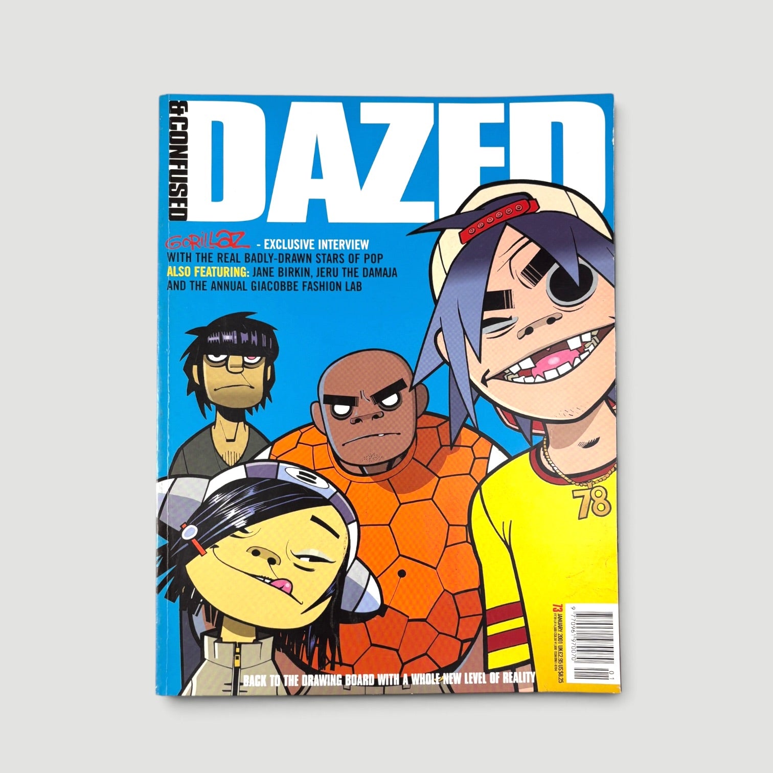 2001 Dazed & Confused Gorillaz Cover Issue