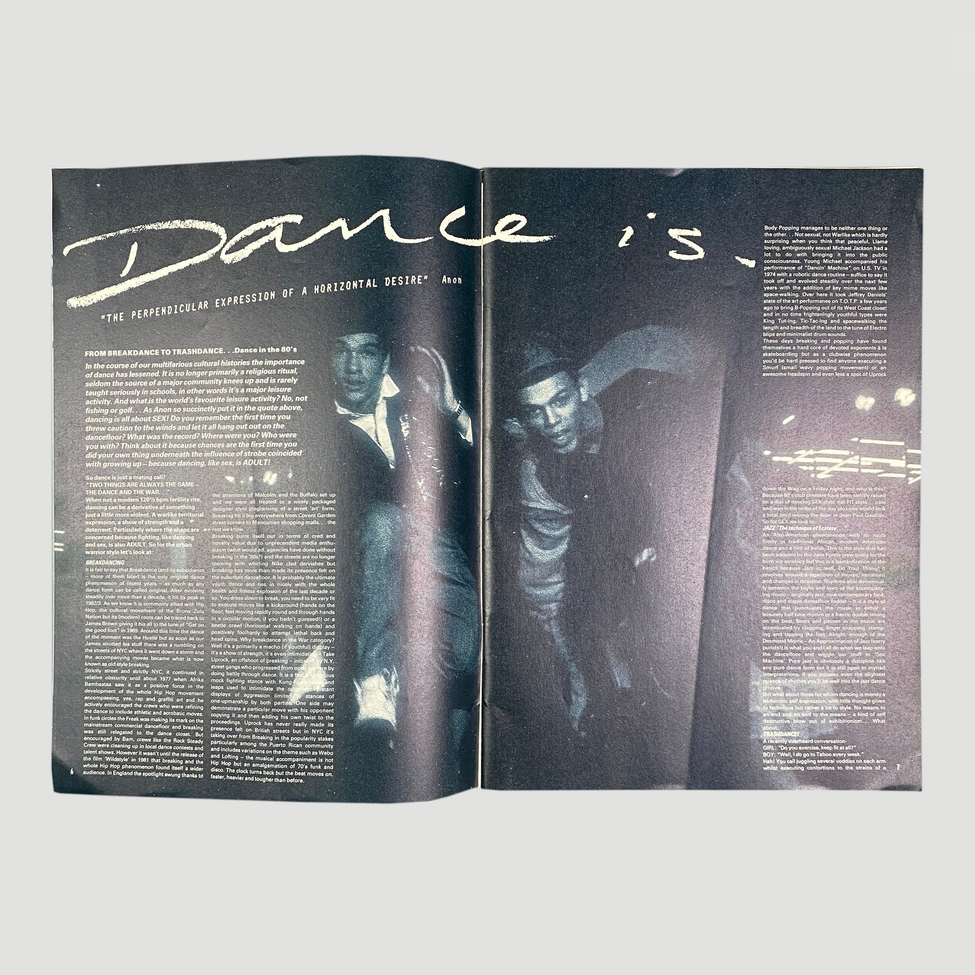 1986 i-D Magazine Step On It! Issue