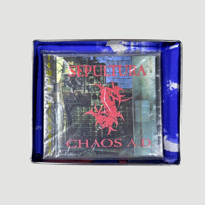 1993 Sepultura Chaos A.D. CD/Flag Tin Boxset