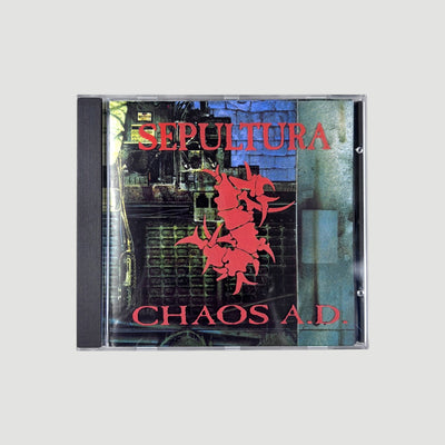 1993 Sepultura Chaos A.D. CD/Flag Tin Boxset
