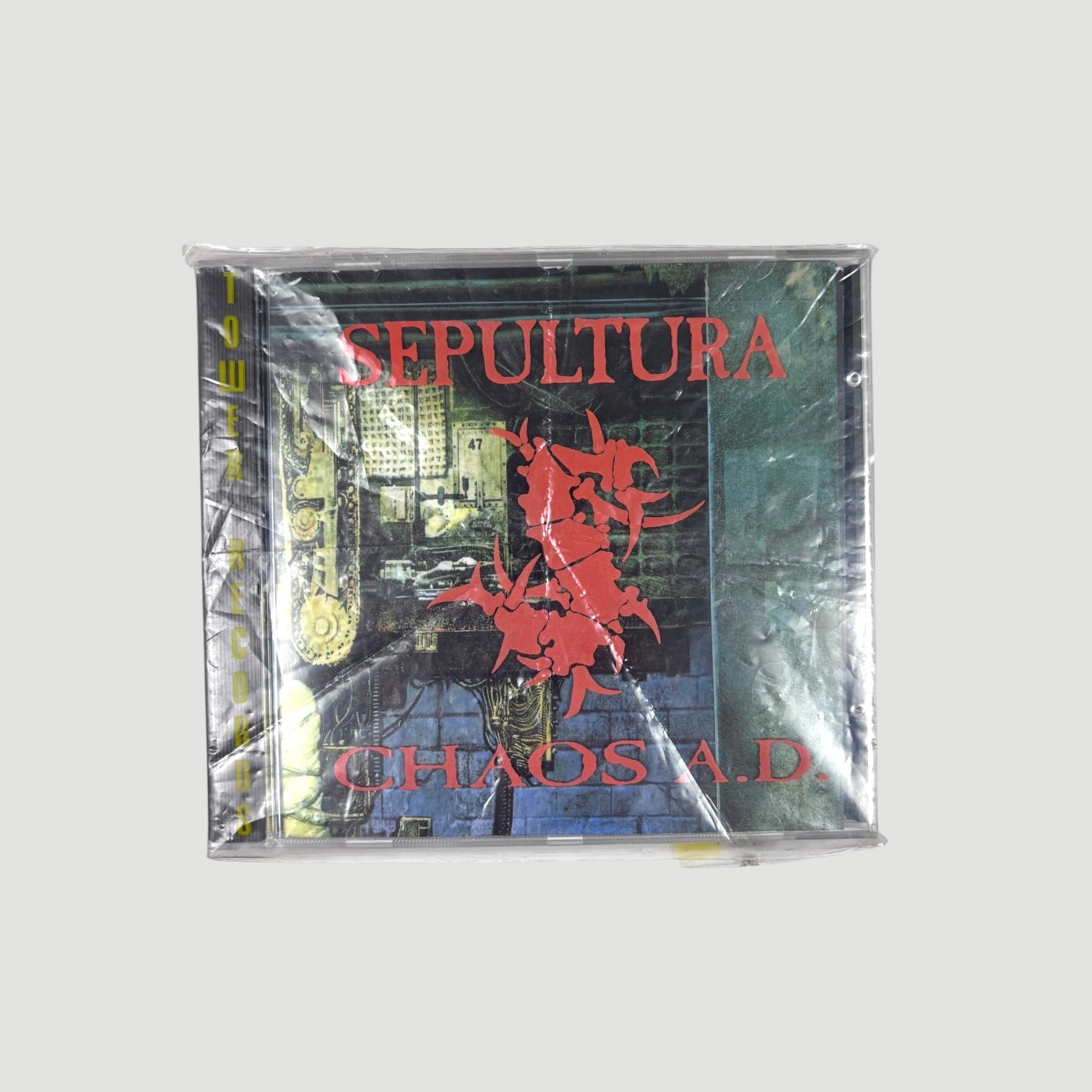 1993 Sepultura Chaos A.D. CD/Flag Tin Boxset