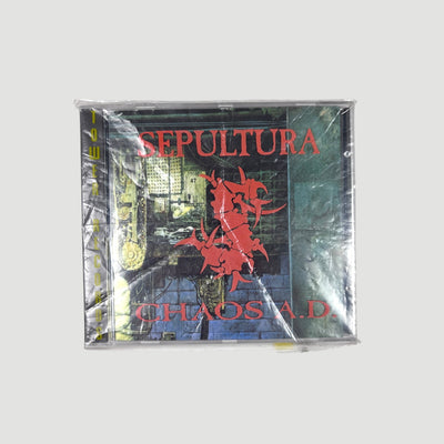 1993 Sepultura Chaos A.D. CD/Flag Tin Boxset