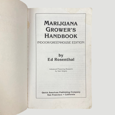 90's Marijuana Growers Handbook