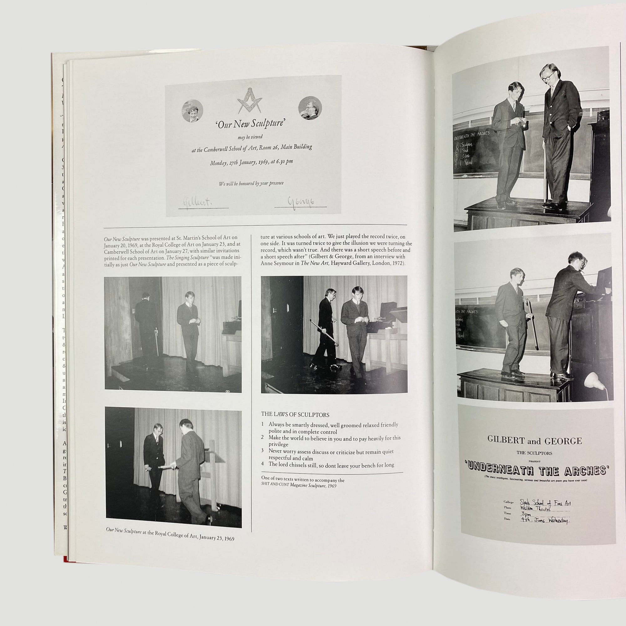 1993 Gilbert and George: The Singing Sculptures 1st Edition