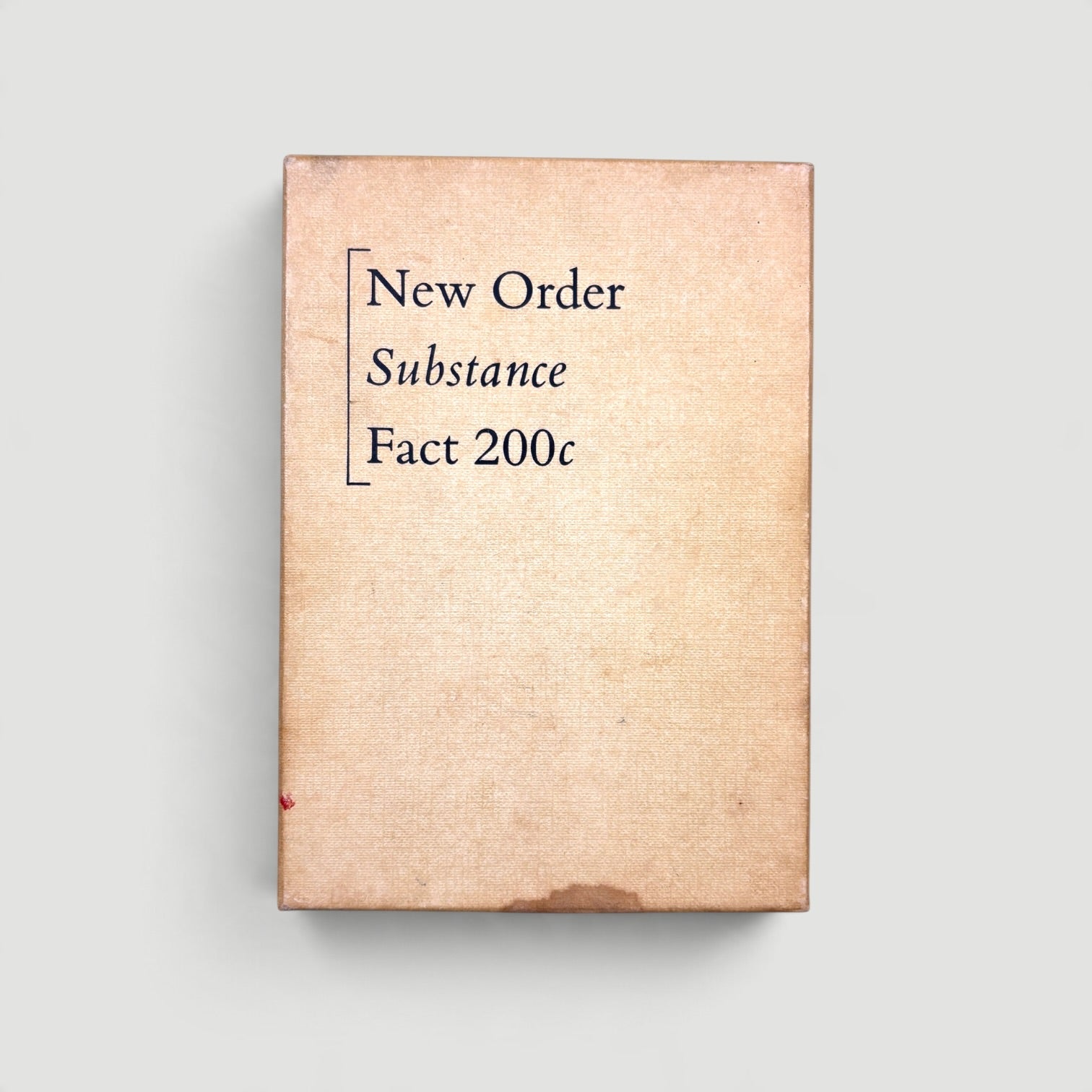 1987 New Order Substance 2 x Cassette Box Set