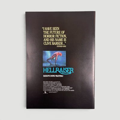 1987 Hellraiser Japanese Programme