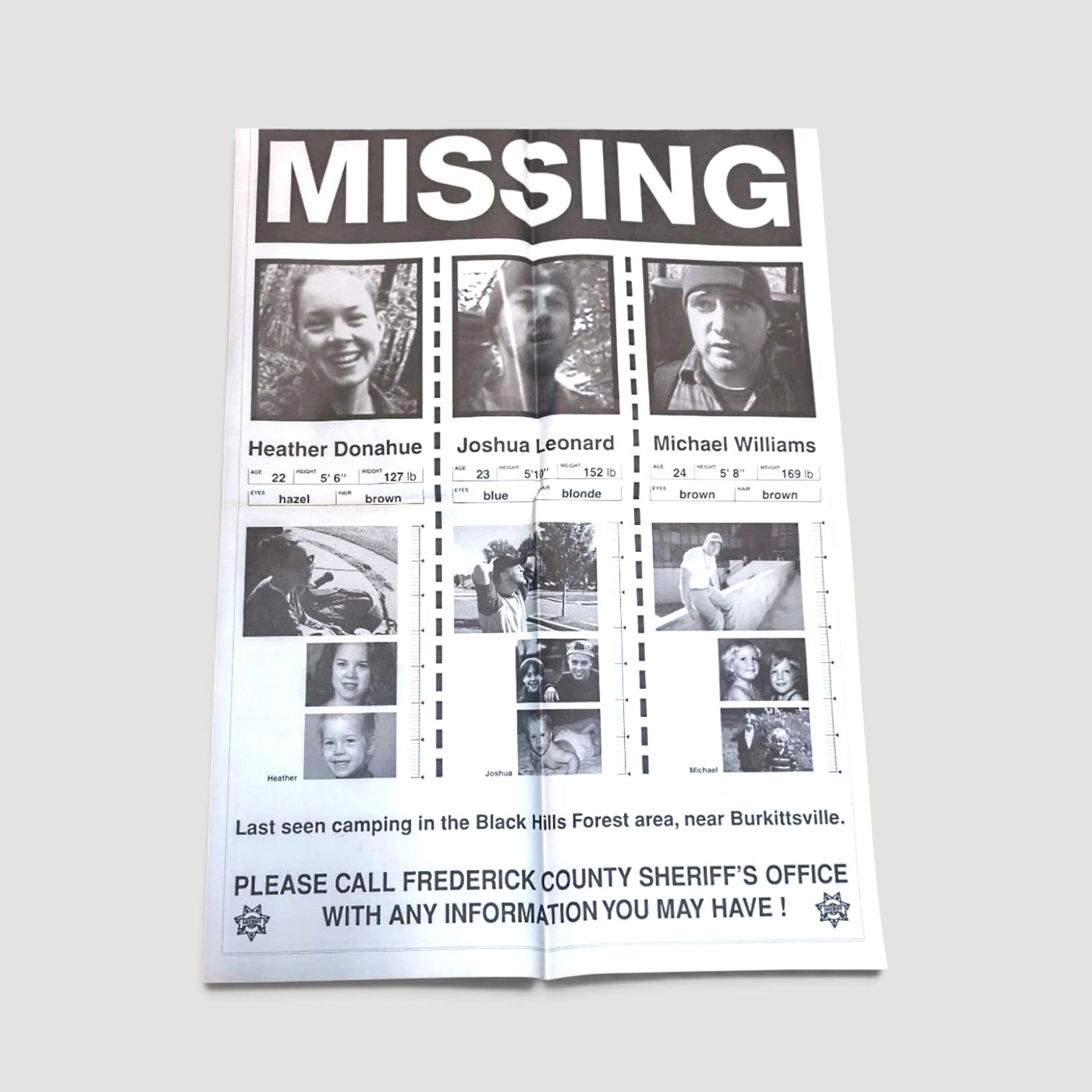 1999 Blair Witch Japanese Newspaper