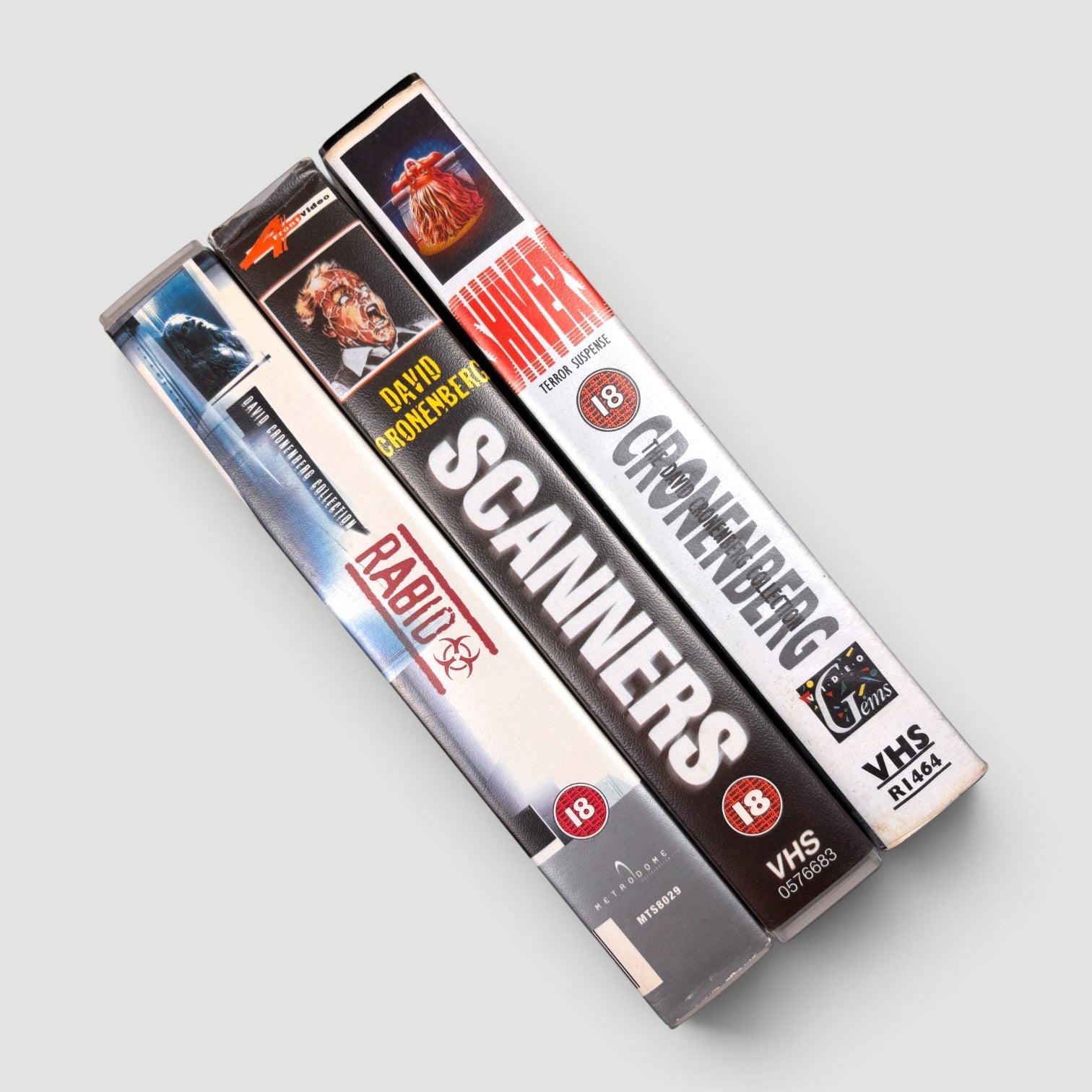 90's David Cronenberg 3 x VHS Set