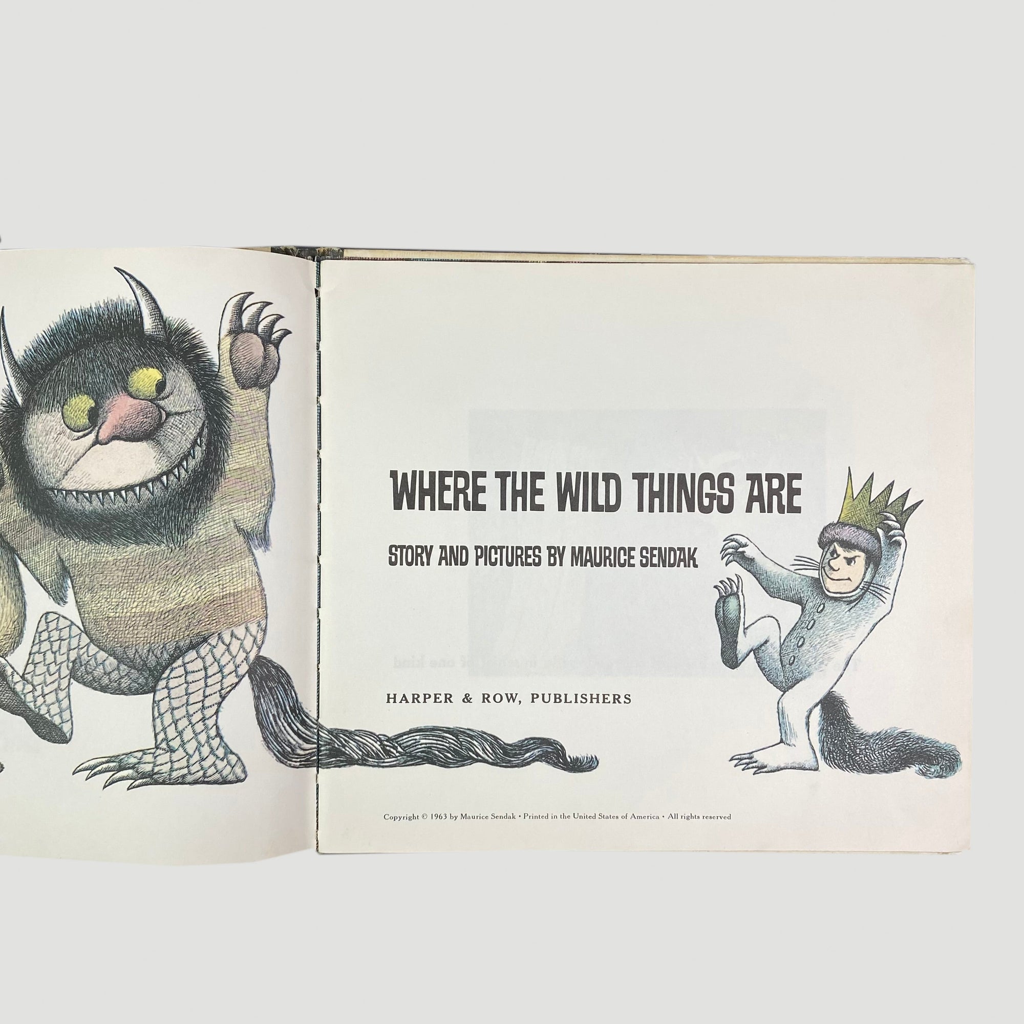 70’s Where the Wild Things Are Early Edition Hardback