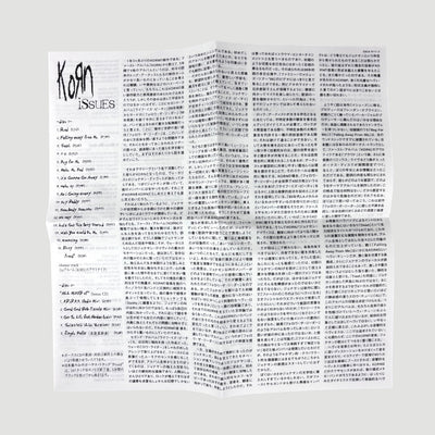 1999 Korn Issues Japanese CD