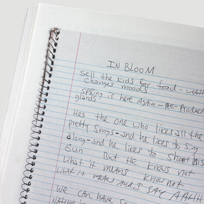 2002 Kurt Cobain Journals UK 1st Edition