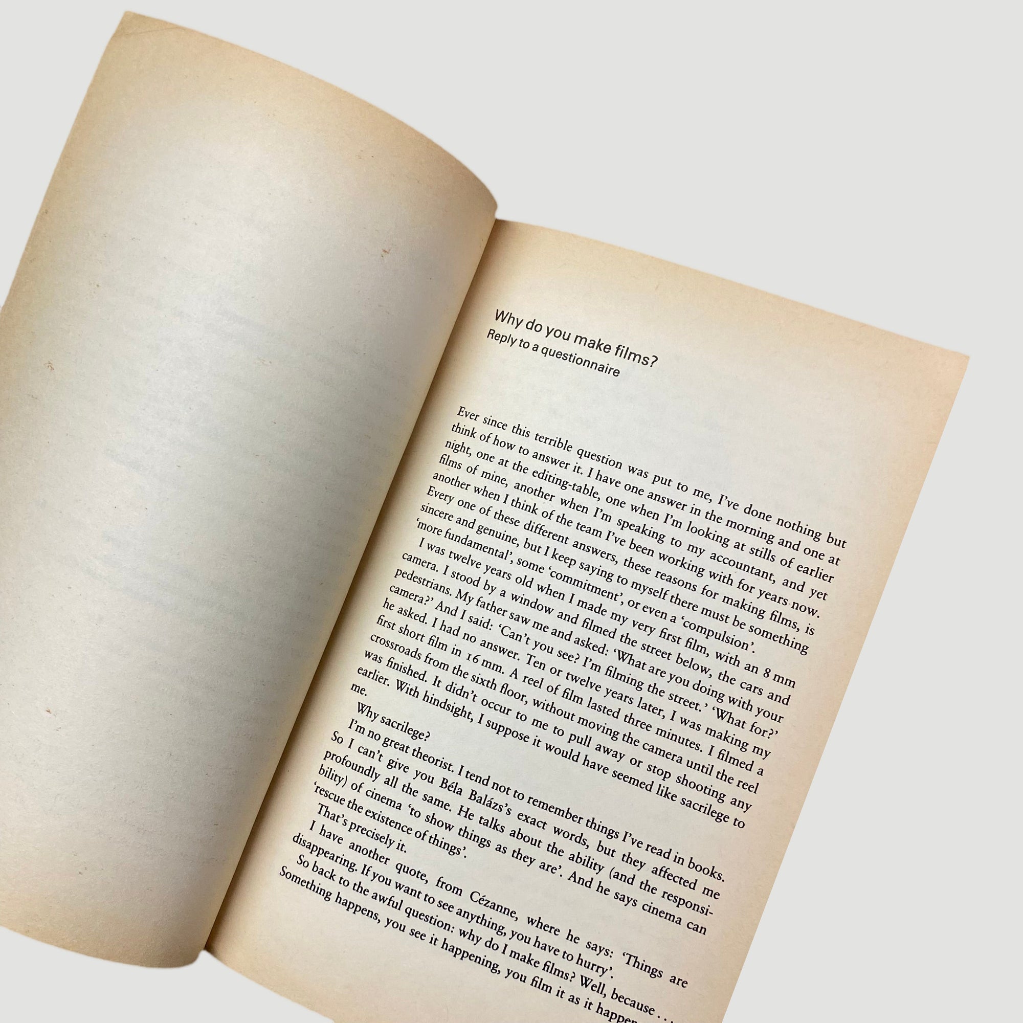 1992 Wim Wenders The Logic of Images