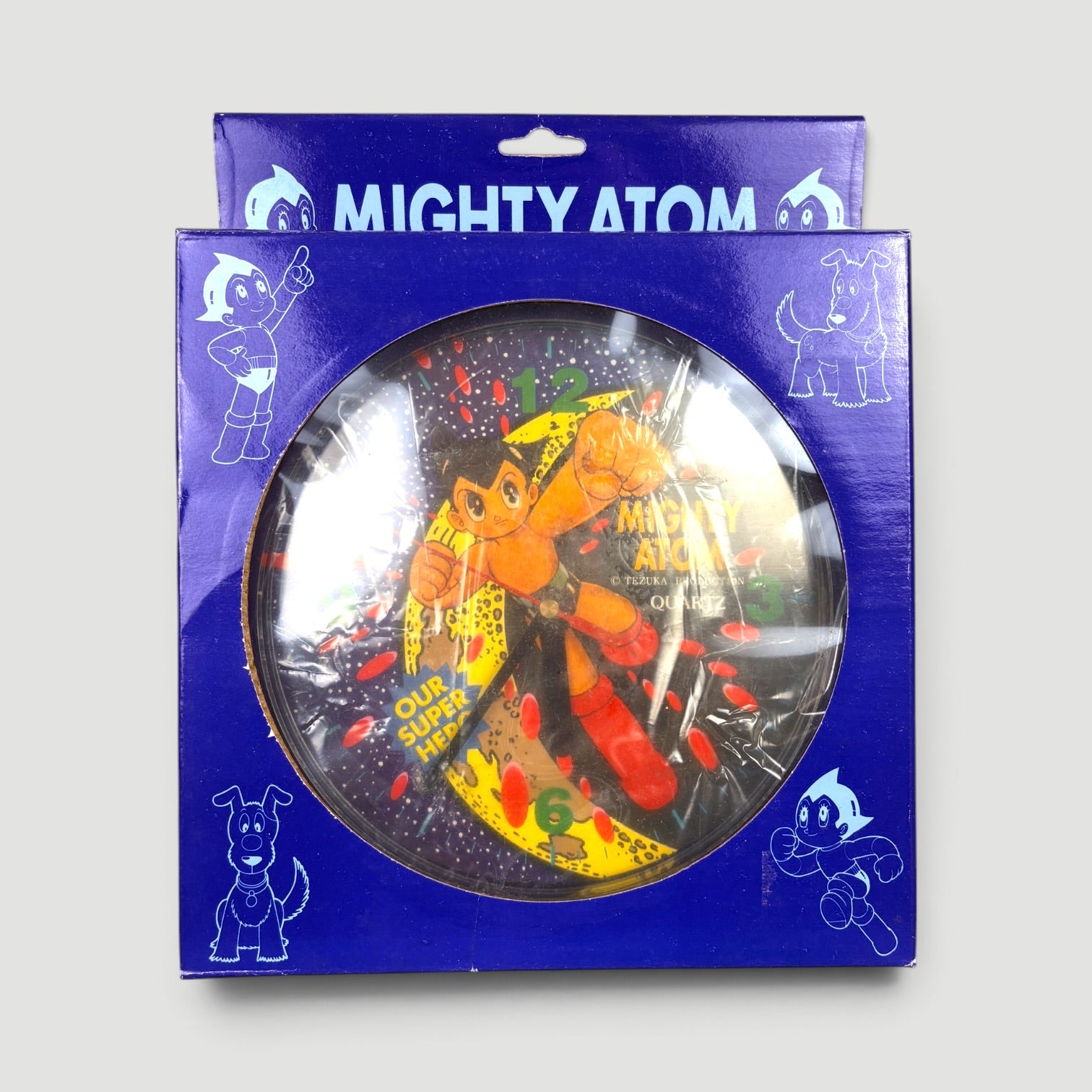90's Mighty Atom Wall Clock (Boxed)