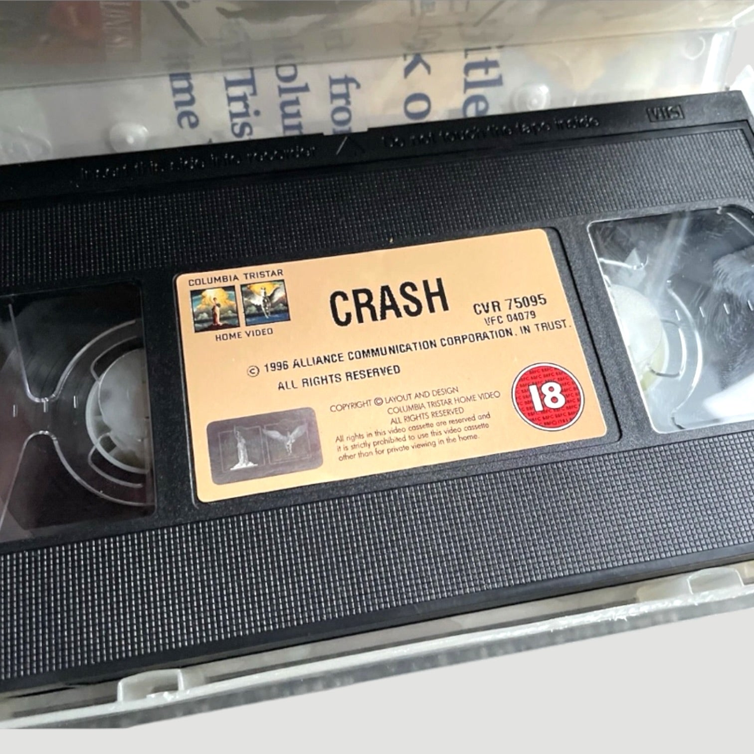 1996 David Cronenberg Crash EX-Rental UK VHS
