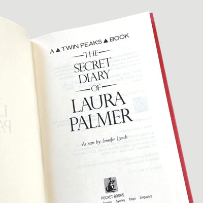 1990 A Twin Peaks Book: The Secret Diary Of Laura Palmer' US 1st Edition HB