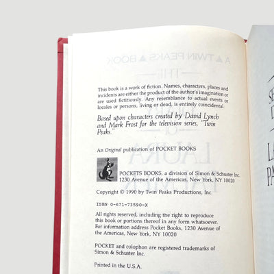 1990 A Twin Peaks Book: The Secret Diary Of Laura Palmer' US 1st Edition HB