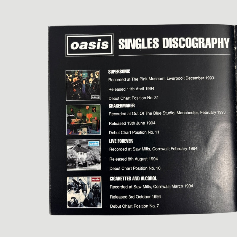 oasis singles cigarette box OASIS: Definitely Maybe (CD, 1996, Set) Creation Records 30th anniversary 7" singles box