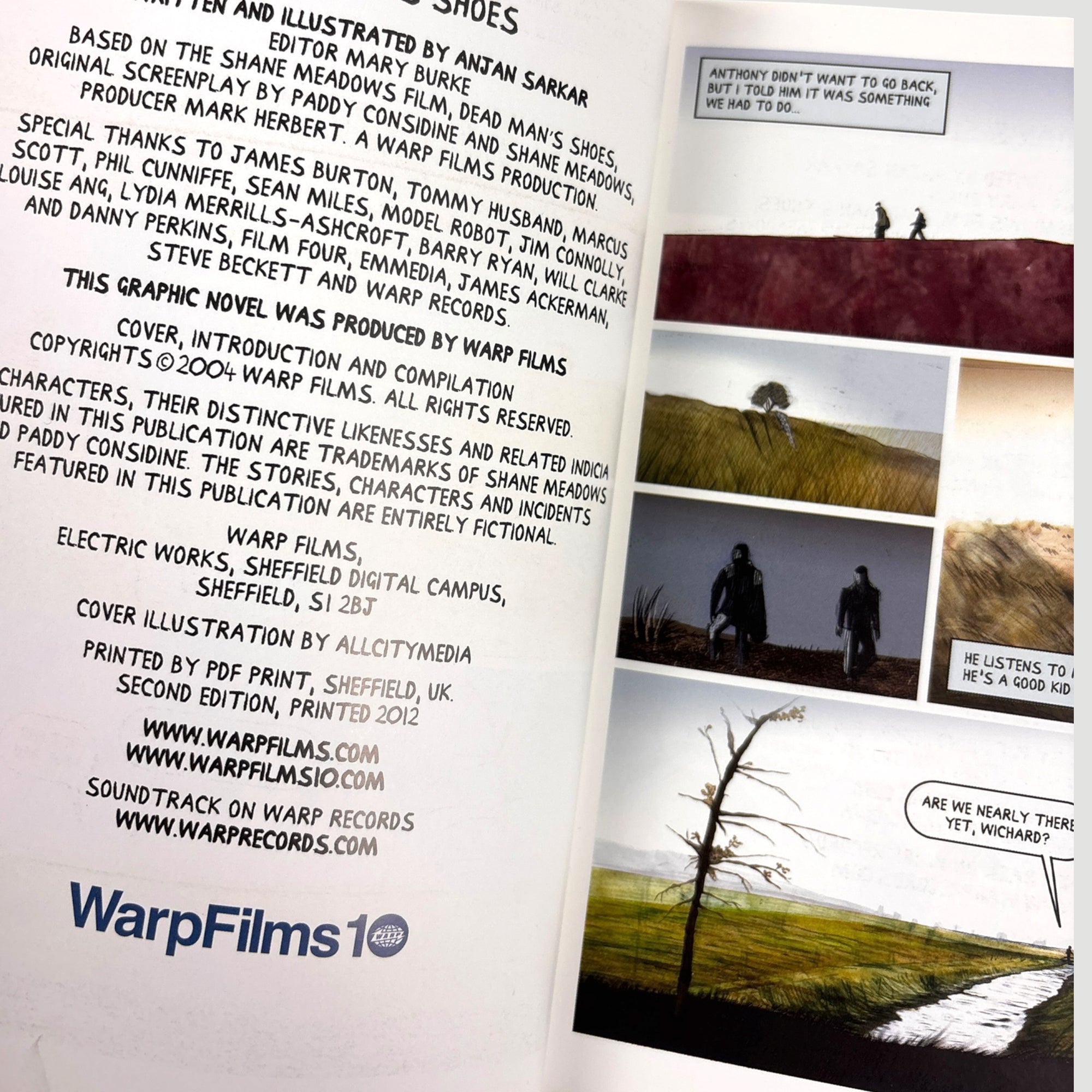 2012 Dead Man's Shoes The Graphic Novel UK 2nd Edition